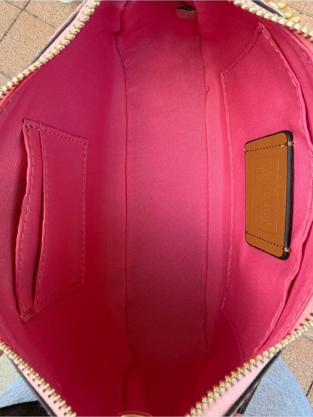 Coach powder pink Teri shoulder bag - Picture 6 of 7